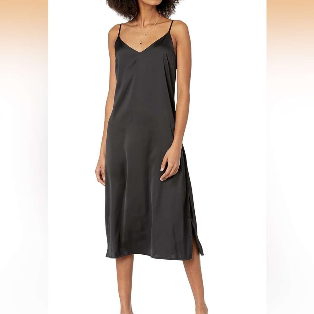 NWT Ana slip dress black XS